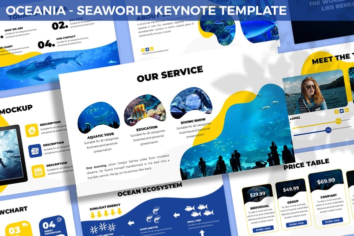Oceania - Seaworld Keynote Template