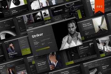 Striker – Business PowerPoint Template
