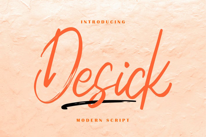 Desick Modern Script