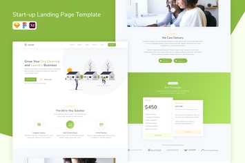 Saas Landing Page Template