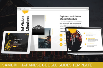 Samuri - Japanese Google Slides Template