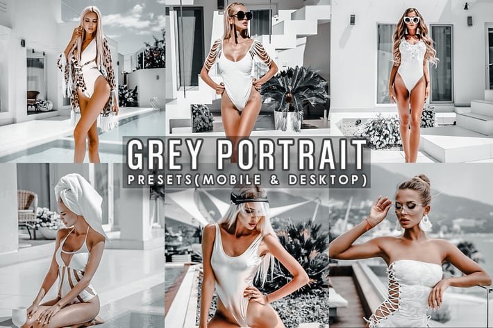 Grey Portrait Lightroom Presets 