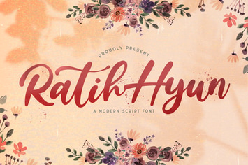 Ratih Hyun - Lovely Calligraphy Font
