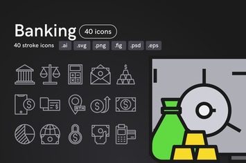 Banking Icons (40 icons)