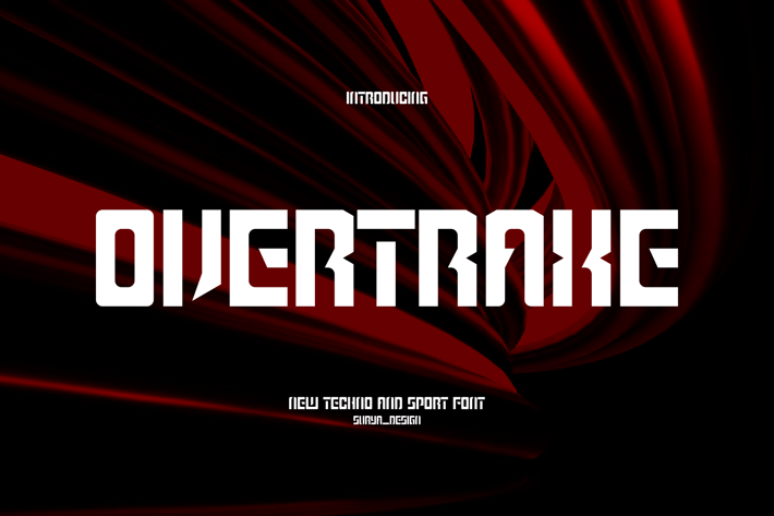 Overtraxe Fonts