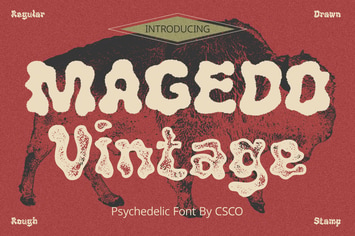 Magedo Vintage – Fluid Font