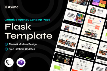 Aximo - Flask - Creative Agency Bootstrap Template