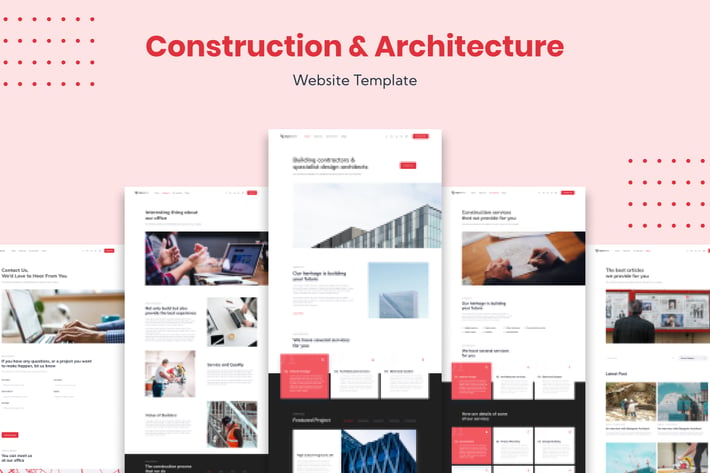Architecture and Construction Website Template
