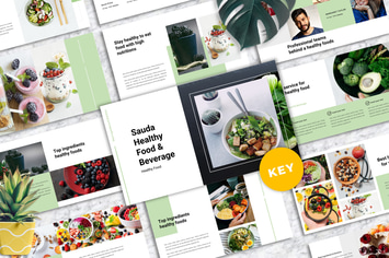 Sauda-  Food & Beverages Keynote Templates