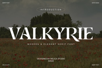 Valkyrie Elegant Serif Font