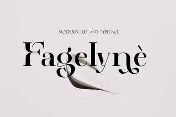 Modern Elegant Font - Fagelyne