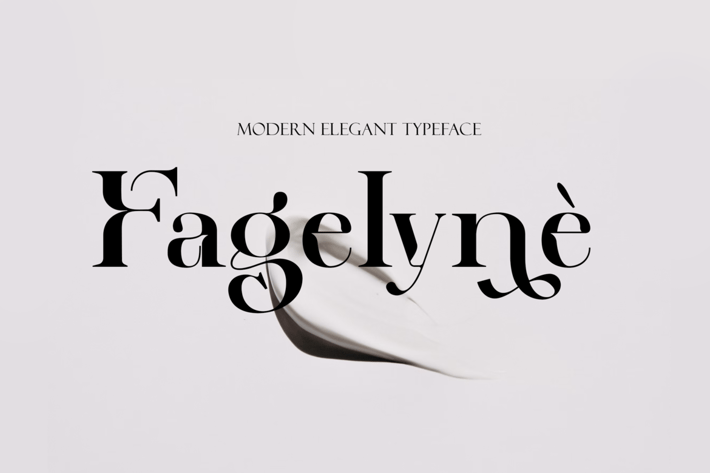 Modern Elegant Font - Fagelyne