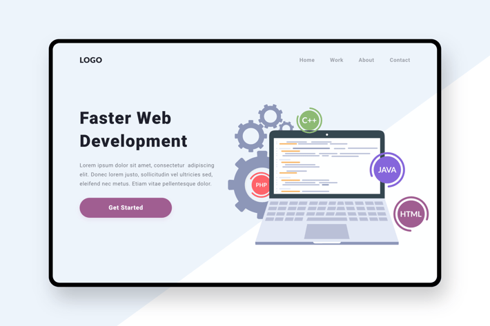 Web Development Illustration