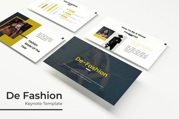 De Fashion - Keynote Template