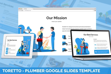 Toretto - Plumber Google Slides Template