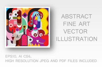 Two Women with Wine Bottle fine art vector picture