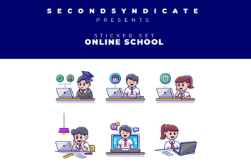 ONLINE SCHOOL STICKER PACK