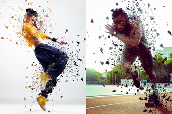 ShatterPoly Photoshop Action