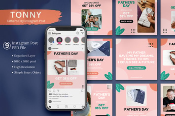 Tonny - Father's Day Instagram Post