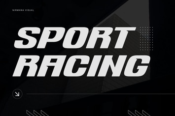 Sport Racing - Logo font