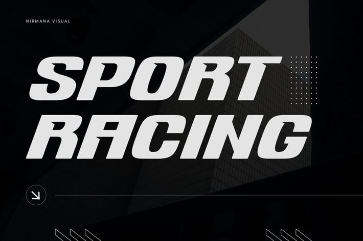Sport Racing - Logo font