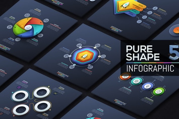 Pure Shape Infographics. Part 5