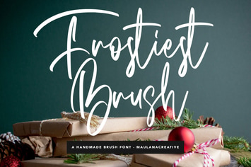Frostiest Script Modern Brush Font