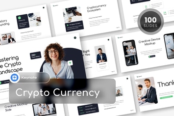 Cryptocurrency Clean Modern Keynote