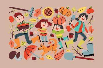 Festive Fall Clipart