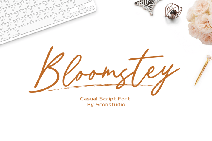 Bloomstey - Casual Script Font