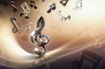 abstract music background