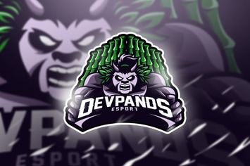 devpands - Mascot & Esport Logo