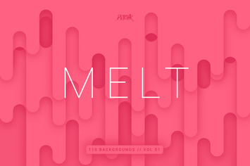 Melt | Abstract Rounded Backgrounds | Vol. 01