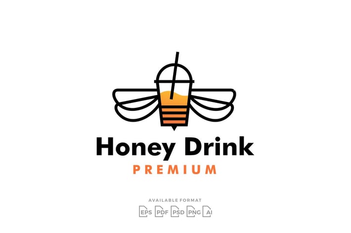 Honey Ice Drink Logo
