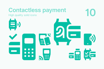Contactless Payment icons