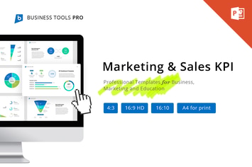 Marketing and Sales KPI for PowerPoint