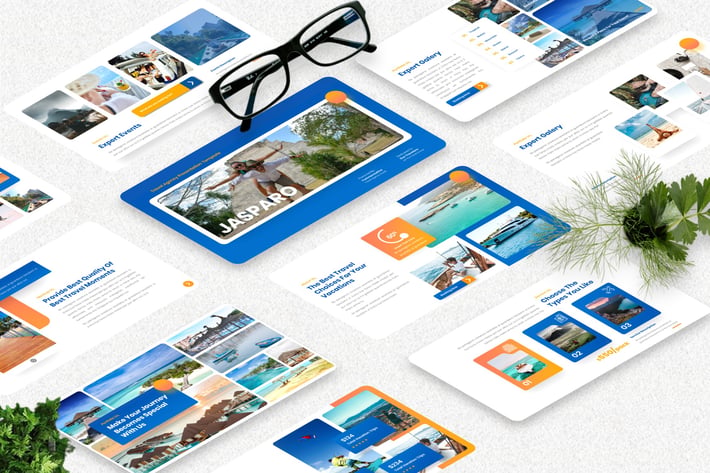 Jasparo - Traveling Keynote Template