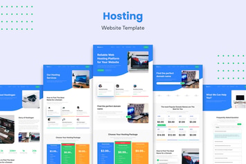 Hosting Service Website Template