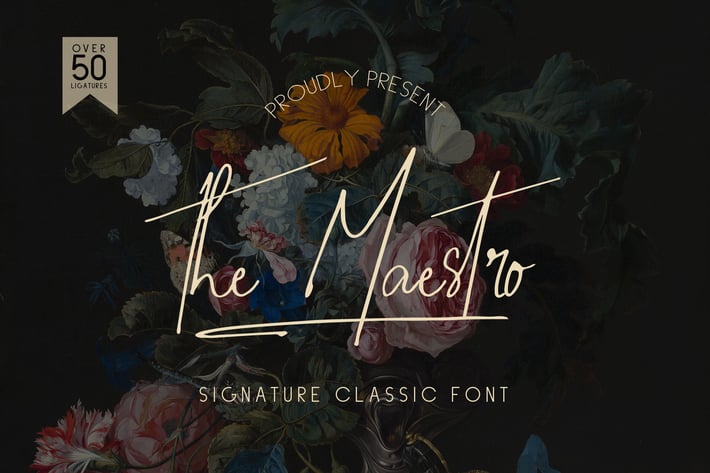 The Maestro - Signature Classic Font