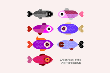 Aquarium Fish Icons