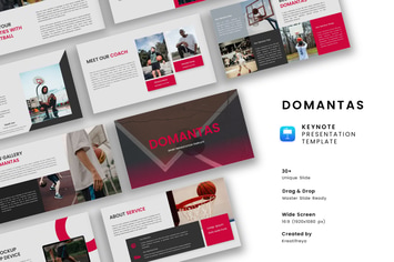 Domantas - Sports Keynote Template