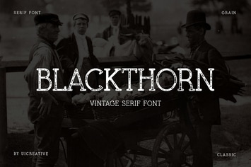 Blackthorn Vintage Serif Font