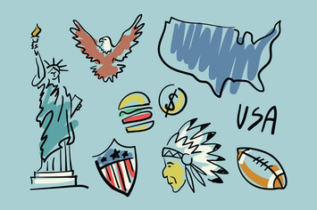 Visit USA Doodles
