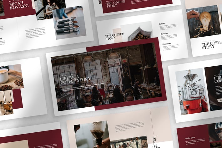Liberica Coffee Keynote Template