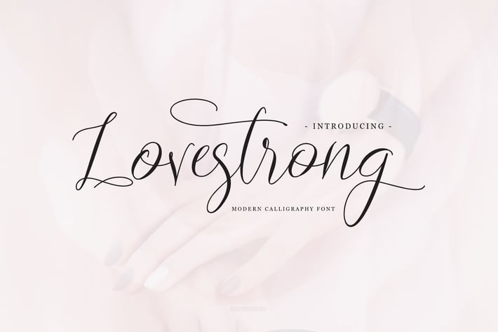 Lovestrong - Script Font
