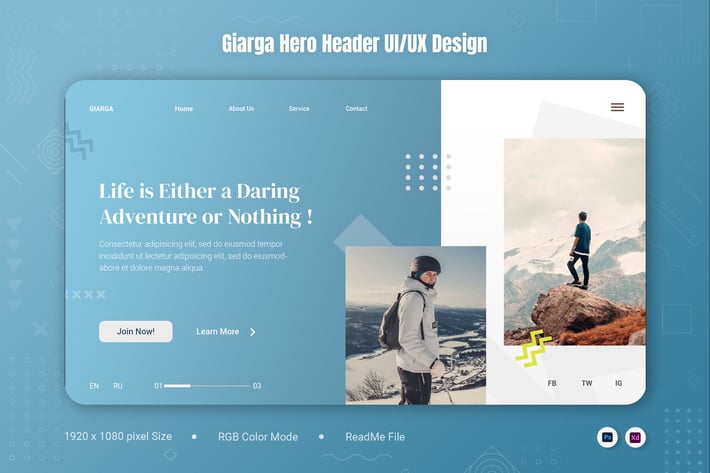 Giarga Hero Header