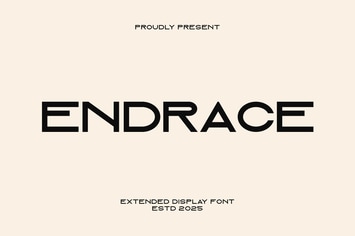 Endrace Extended Font