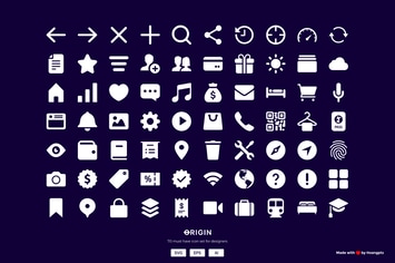 70 MUST HAVE Interface icon sets