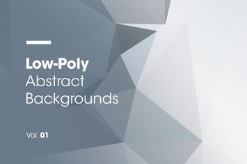 Low-Poly | Abstract Backgrounds | Vol. 01
