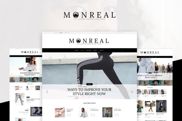 Monreal Creative Blog PSD 